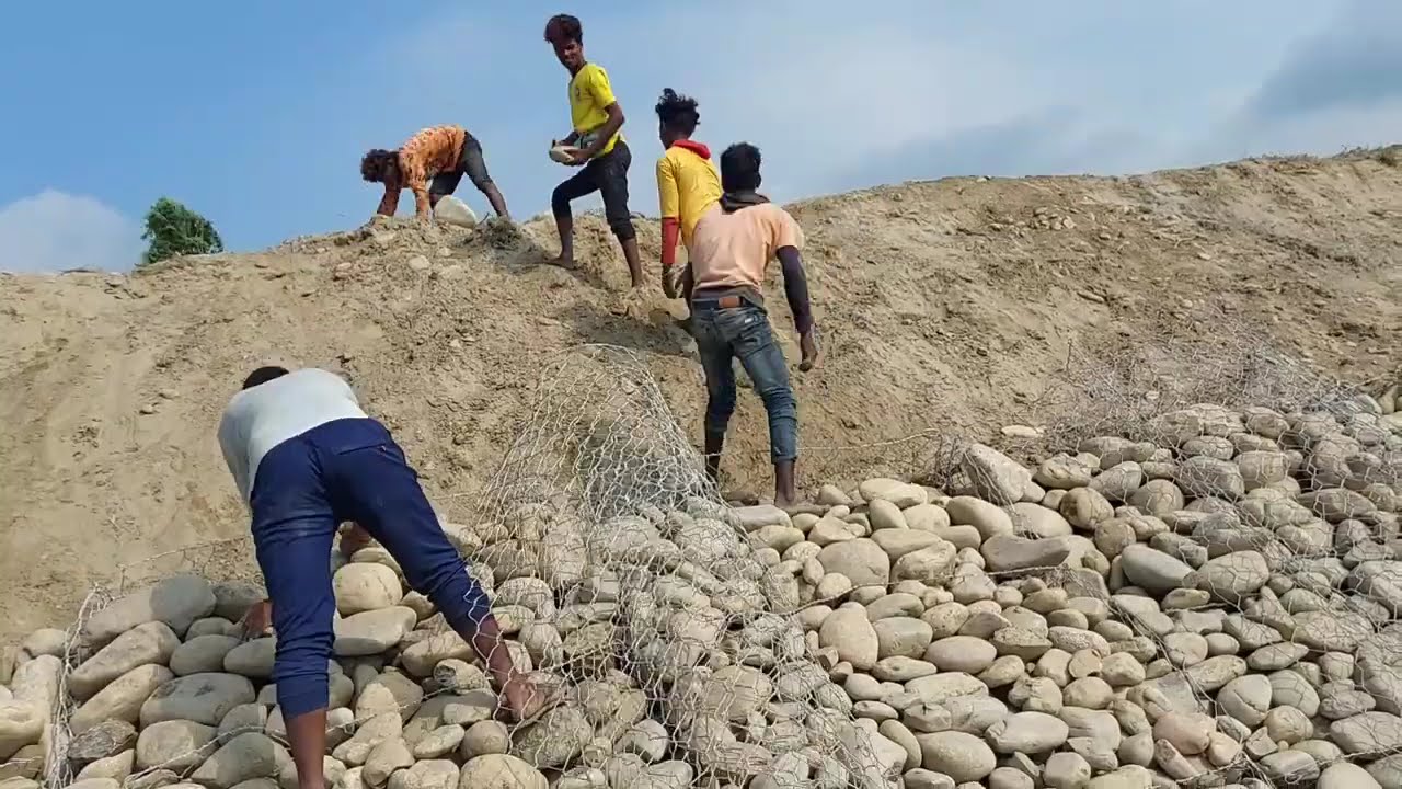River Gabions for slope protection | Gabion walls | Gabion Baskets | Nilesh Jha