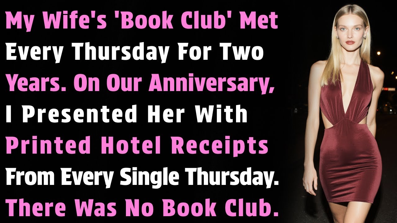 My Wife's 'Book Club' Met Every Thursday For Two Years. On Our Anniversary, I Presented Her With…