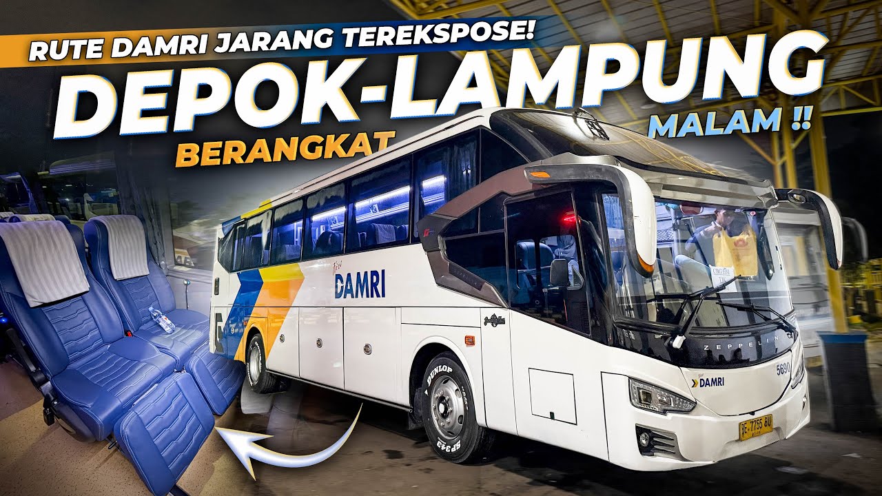 Rute Baru Tarif 340 Ribu, Dapat Fasilitas Apa aja? Trip Bus DAMRI Depok ke Lampung