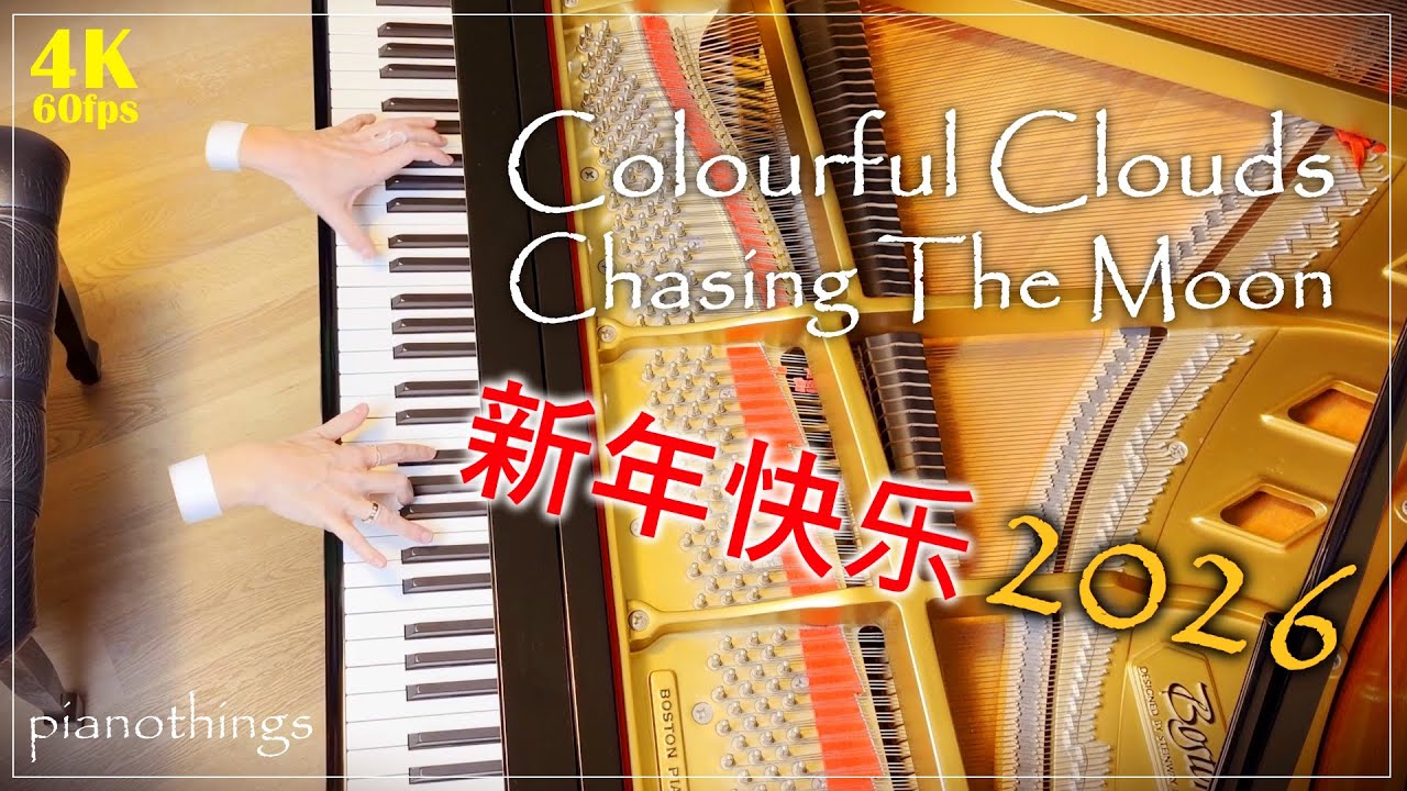 Colourful Clouds Chasing The Moon 🎹 Piano Arrangement for Chinese New Year