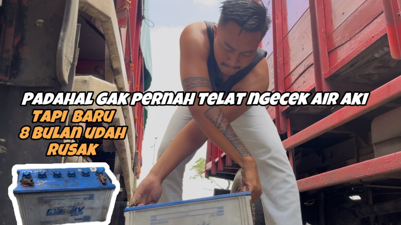 Aki Baru 8 Bulan udah soak || Beli Aki Baru.