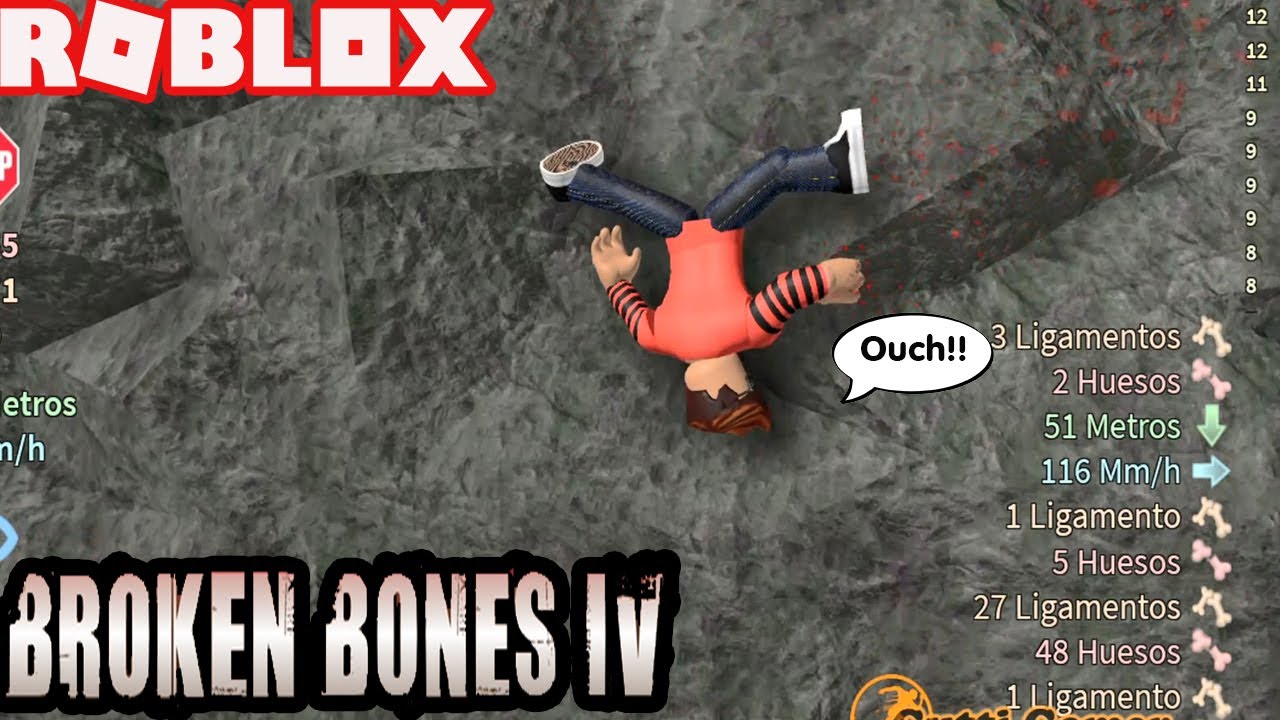 Nos Rompemos Todos los Huesitos! Roblox Broken Bones Gutti