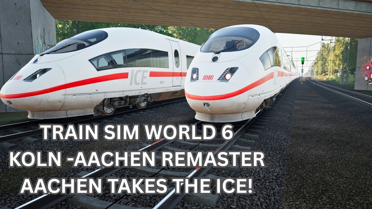 Train Sim World 6 - Koln Aachen Remaster - ICE job at 250KPH!