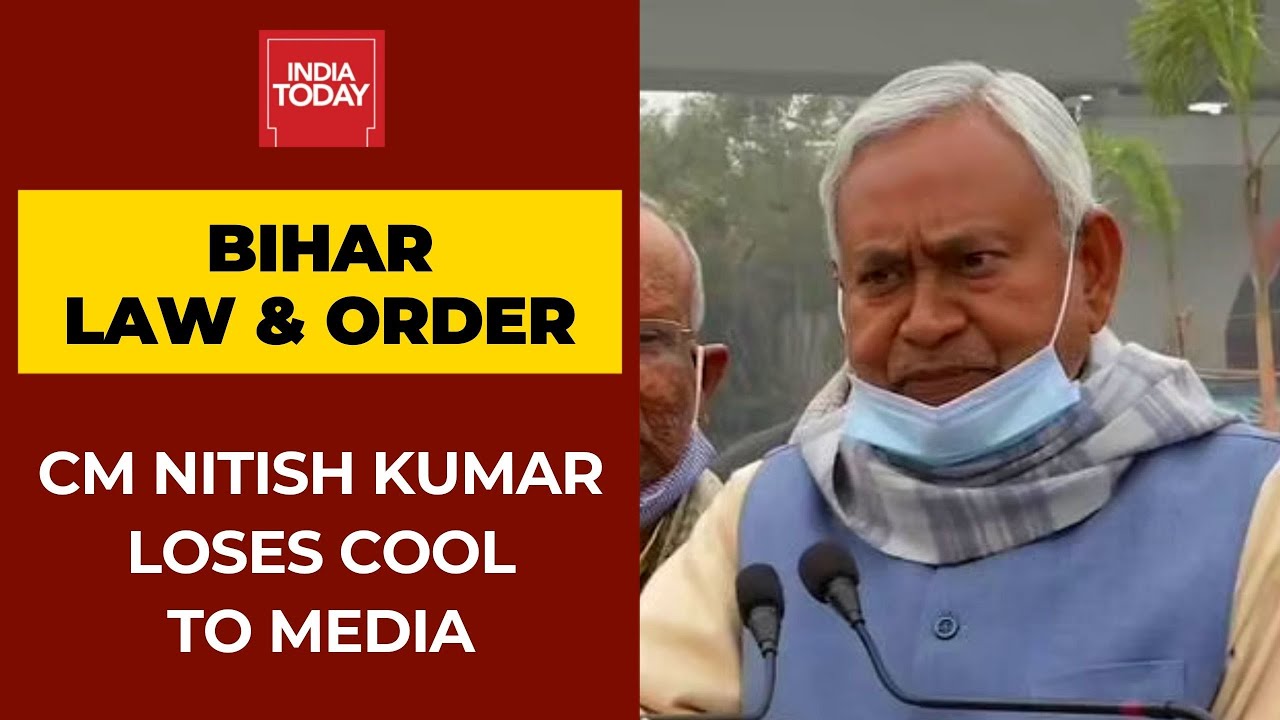 CM Nitish Kumar Loses Cool As Media Questions Him Over Bihar's Law And Order Situation