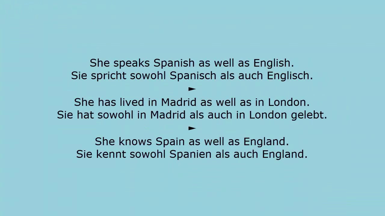 00001 English - German Double Conjunctions