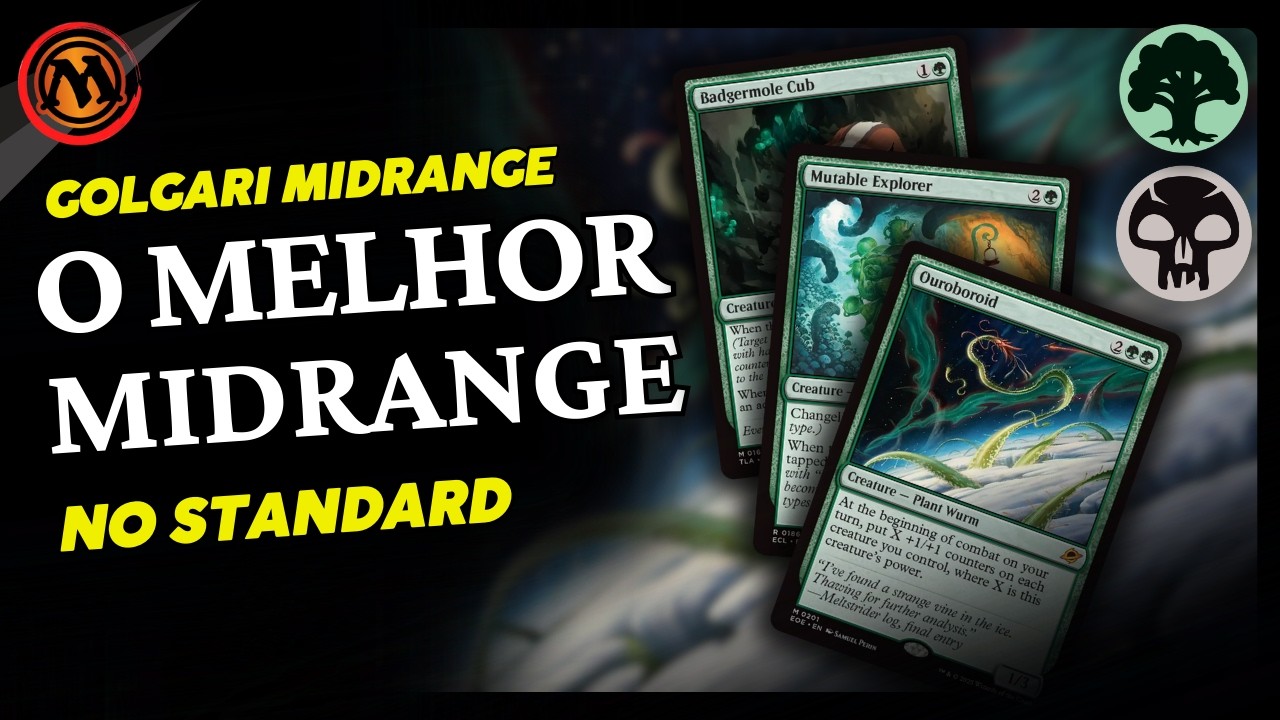 💀🌳NUNCA FOI TÃO FÁCIL GANHAR! | Golgari Midrange  | Standard | Magic Arena