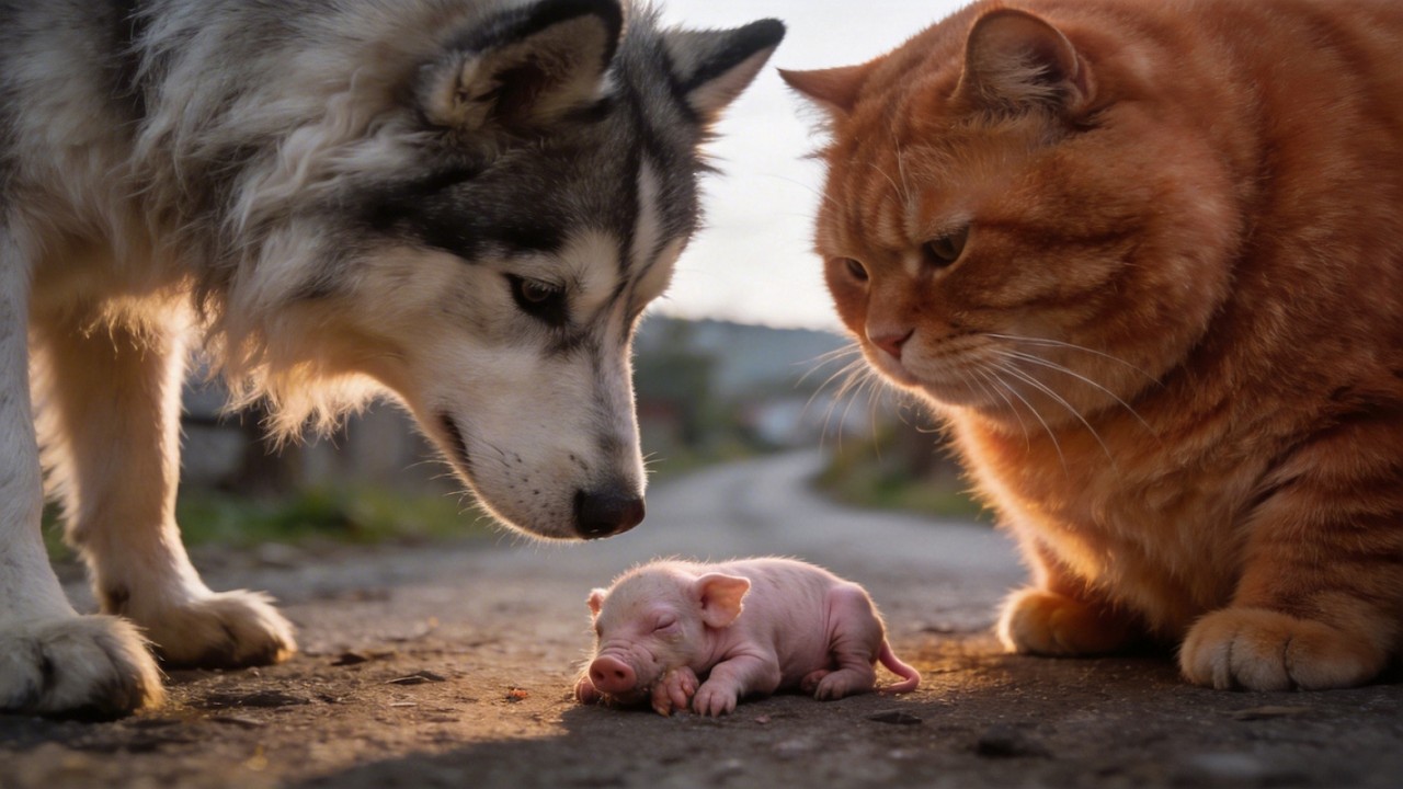 Поросёнок упал с грузовика... 😭 Самое неожиданное спасение животного! (Полный фильм)