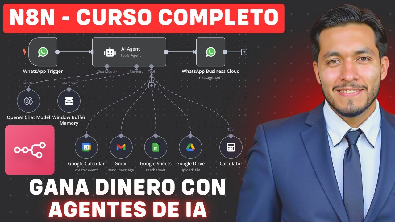 Curso Completo de N8N - Gana Dinero con Agentes de IA!