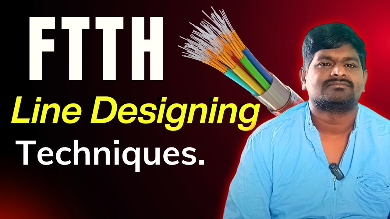 FTTH Line Designing in Telugu | How to design FTTH Line | ftth Line Designing Techniques