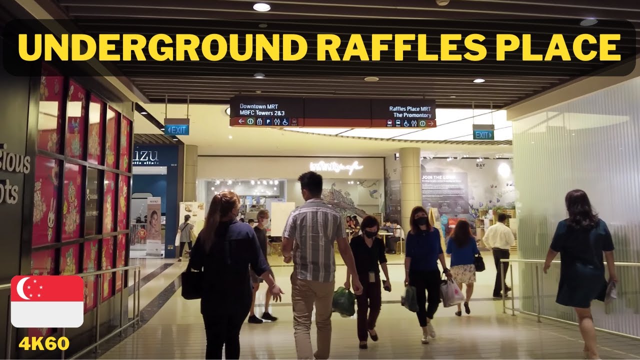 Underground City Walk In Singapore: From Marina Bay To Raffles Place (Feb 2022)