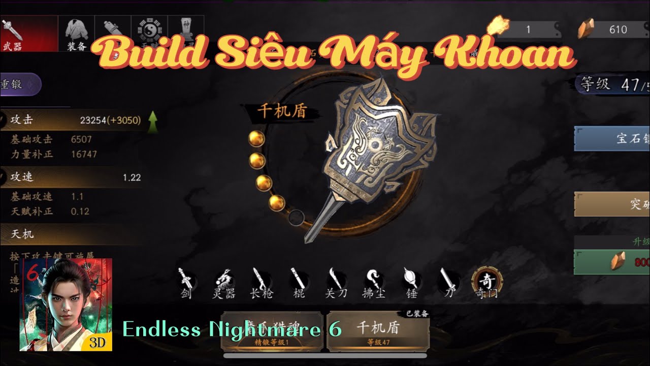 Build + Lối Chơi Hiệu Quả Nhất Cho Siêu Máy Khoan....Endless Nightmare 6