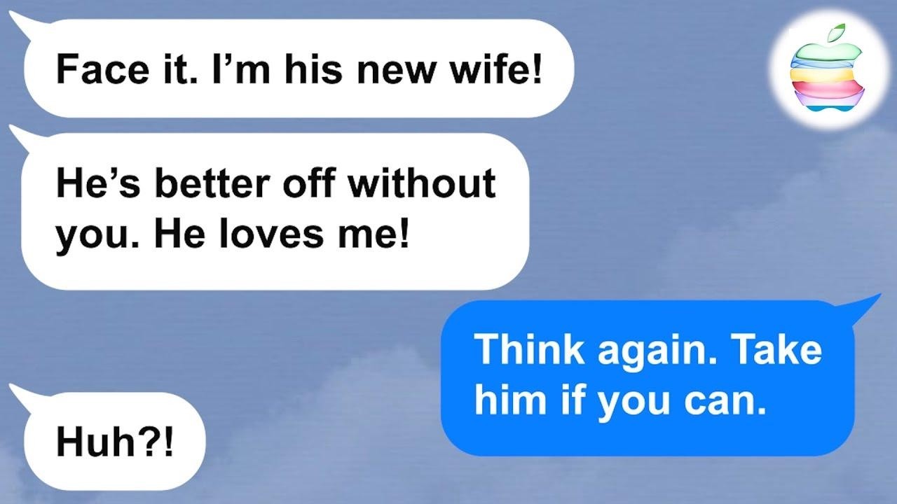 【Apple】She's delusional and creepy. She even tried to sleep with my husband. I made sure she won't!