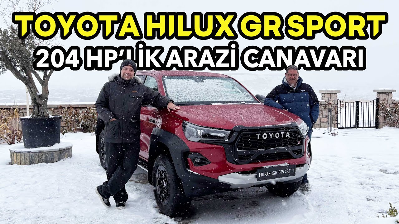 Toyota Hilux GR Sport II test sürüşü | 204 HP'lik arazi canavarı | Burak Ertem ile kullandık...
