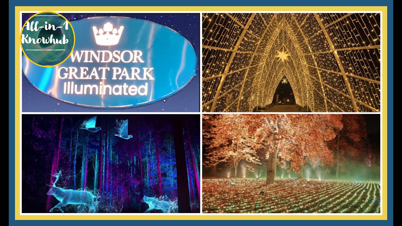 Windsor Illuminated I Windsor Great Park Illuminated I Christmas Light Trail -Vlog November 2022