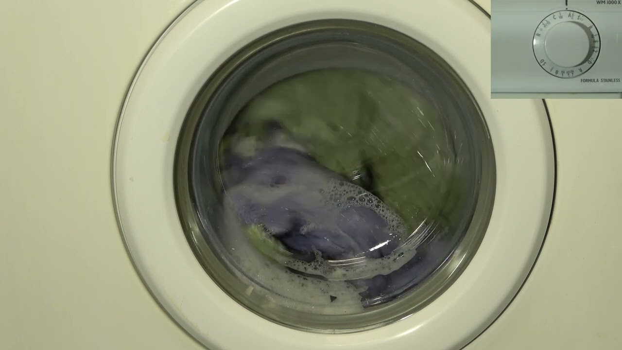Candy Formula Stainless WM1000X /  program A : cotton pre-wash