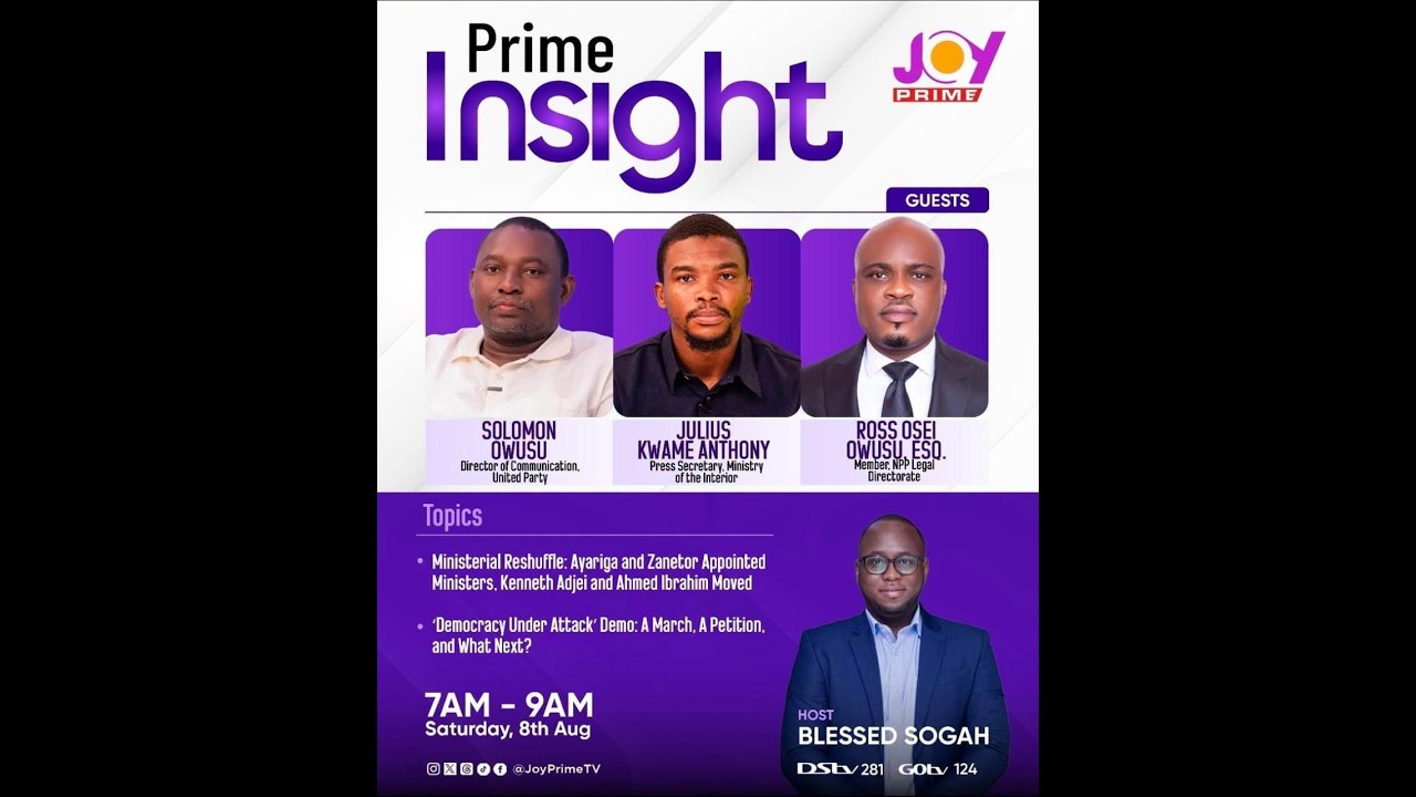 Prime Insight (08-08-2026): Ministerial Reshuffle || &ldquo;Democracy Under Attack&rdquo; Demo