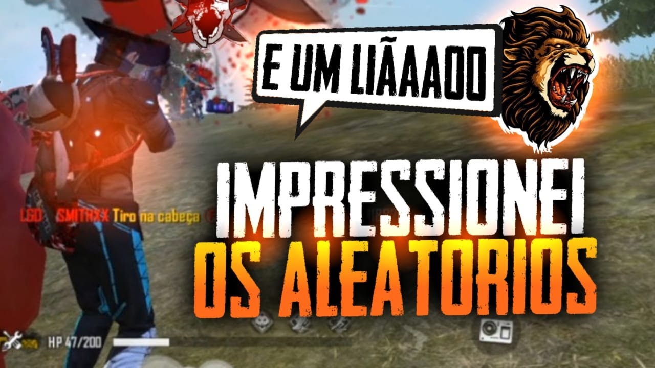 IMPRESSIONEI OS ALEATÓRIOS NO FREE FIRE #2 - CAÍMOS NA PARTIDA DO BUXEXA