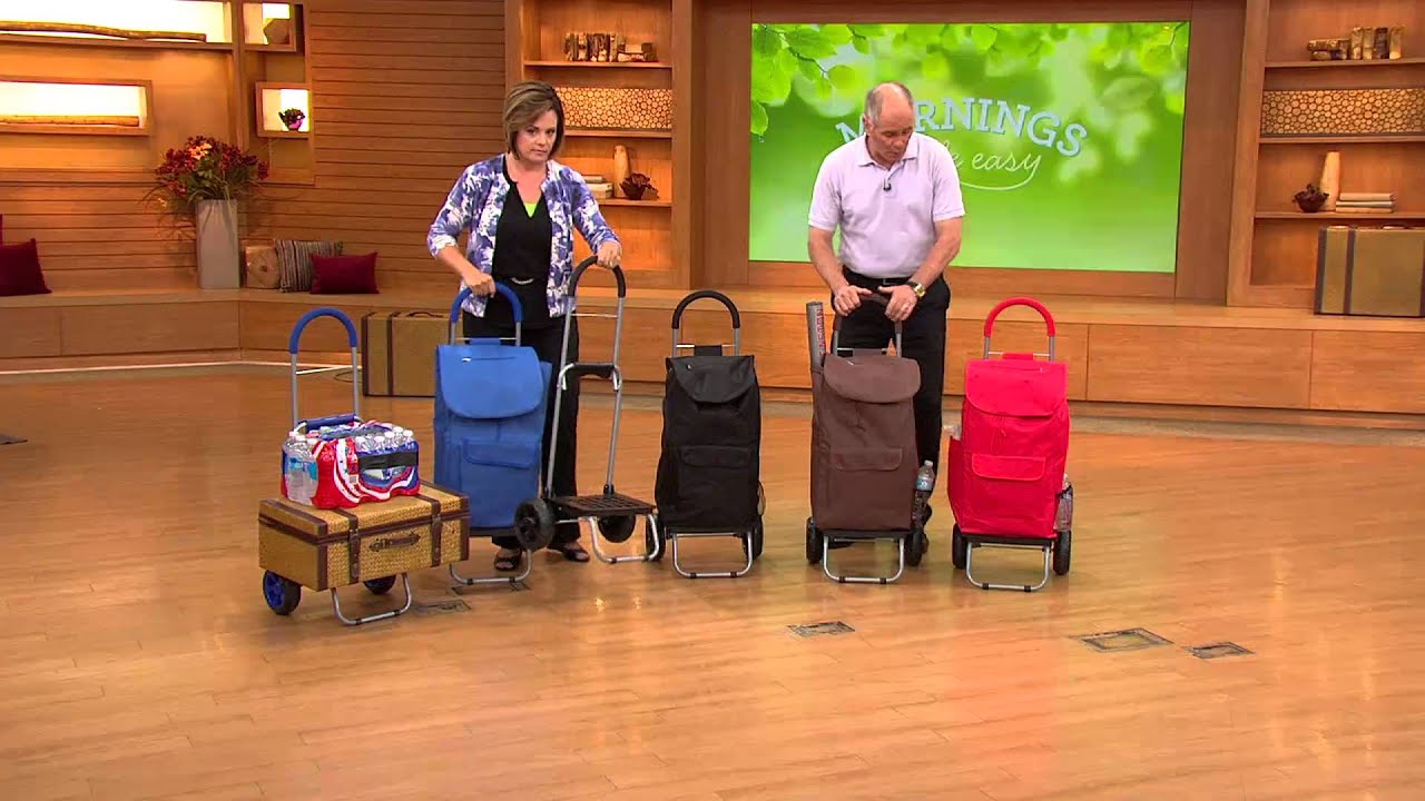 Trolley Dolly 2-in-1 Folding Cart and Dolly with Comfort Handle with Valerie Parr Hill
