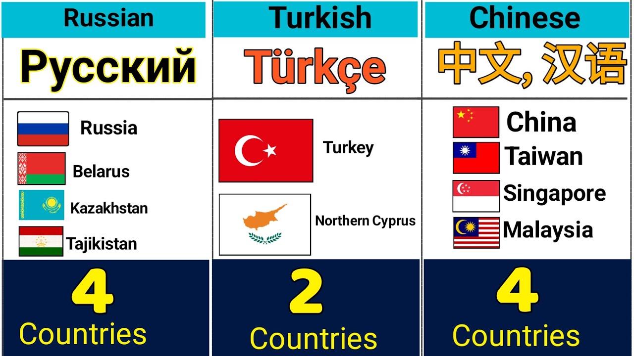 Which Countries Speak the Same Language? | Surprising Global Connections! 🌍🗣️