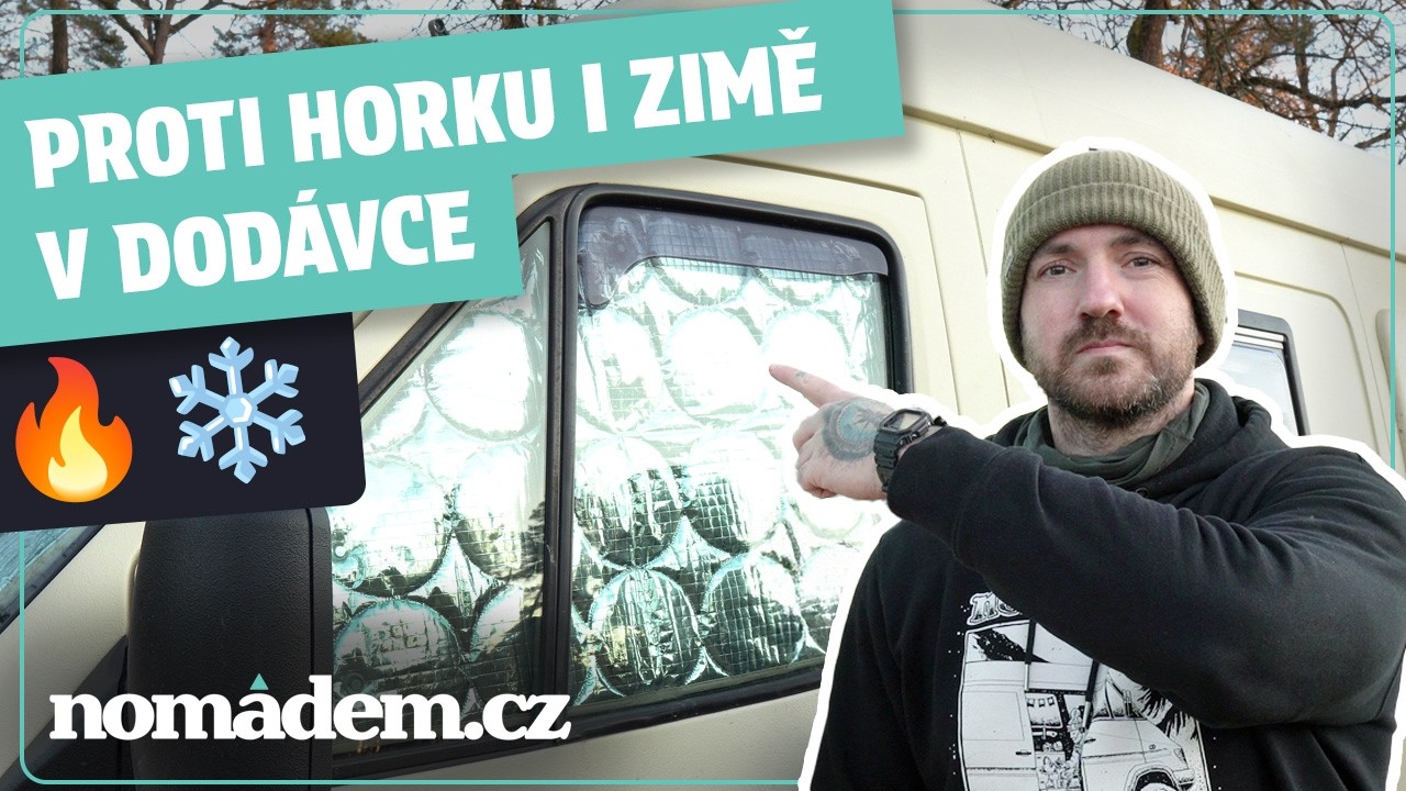 🚐 TERMOFOLIE PROTI HORKU🔥 I ZIMĚ❄️ V DODÁVCE - jak fungují?