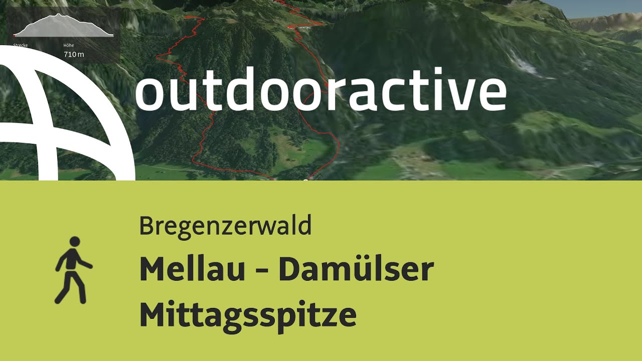 Wanderung im Bregenzerwald: Mellau - Damülser Mittagsspitze