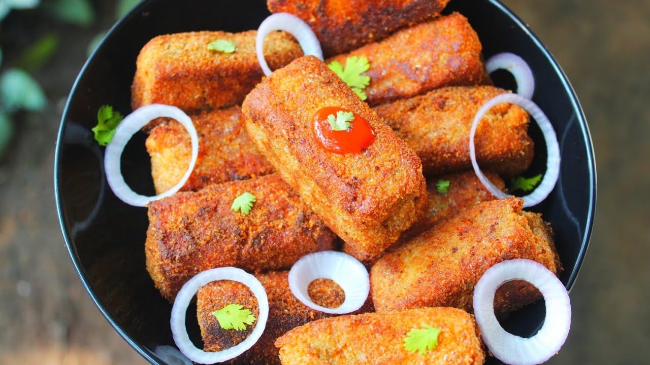 Crispy Stuffed bread