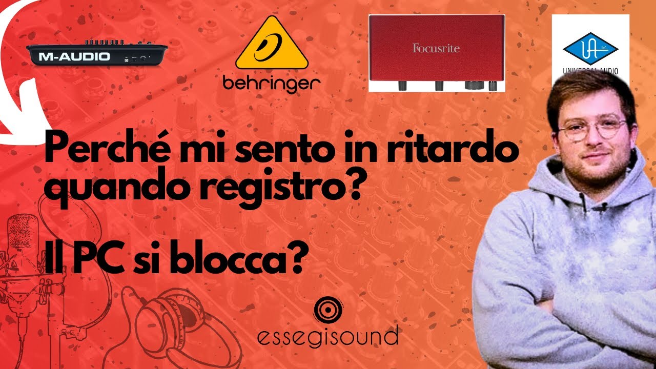 Come rimuovere il ritardo in cuffia nelle registrazioni | Essegisound Studio