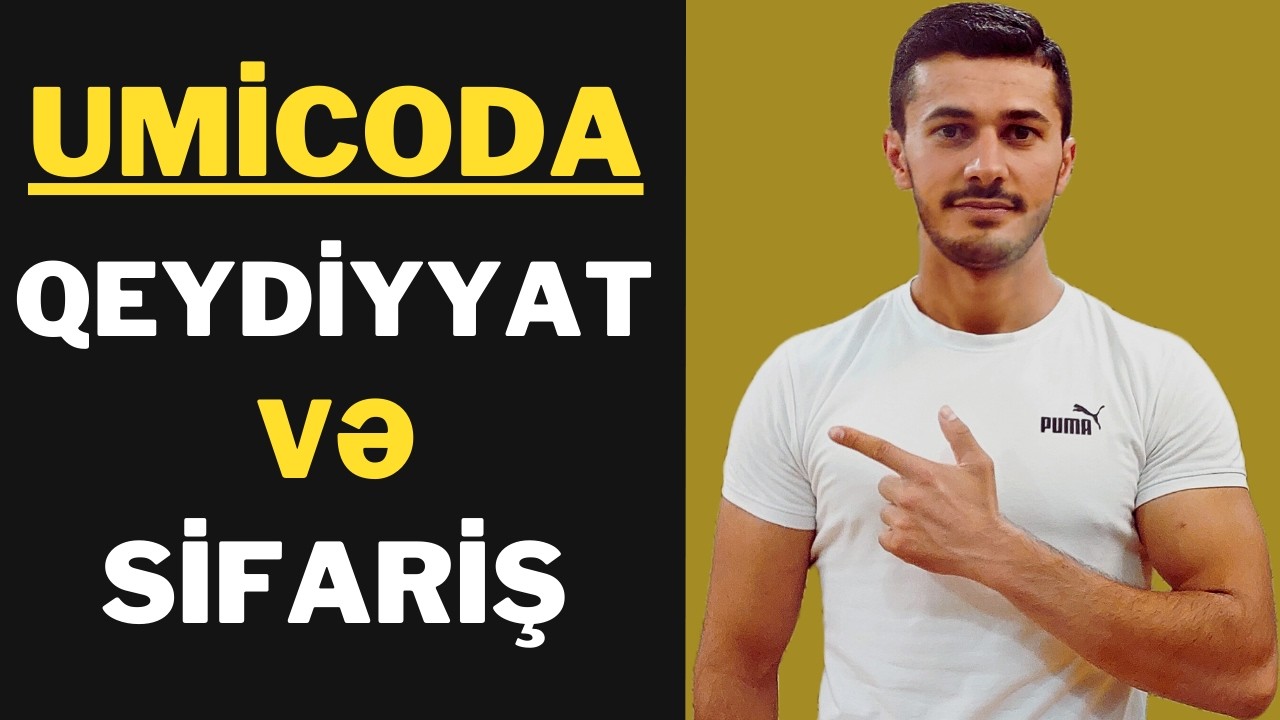 Umicoda qeydiyyat və Sifariş
