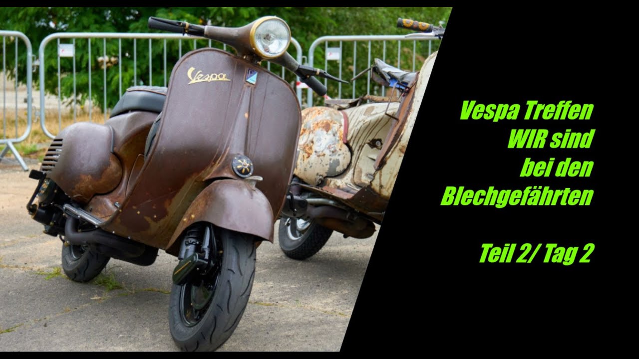 Vespa Treffen, wir sind bei den Blechgefährten