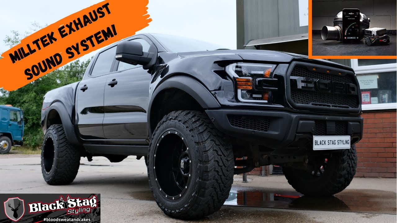 Ford Ranger Wildtrak F150 — установка активного звукового генератора выхлопной системы Milltek, з...