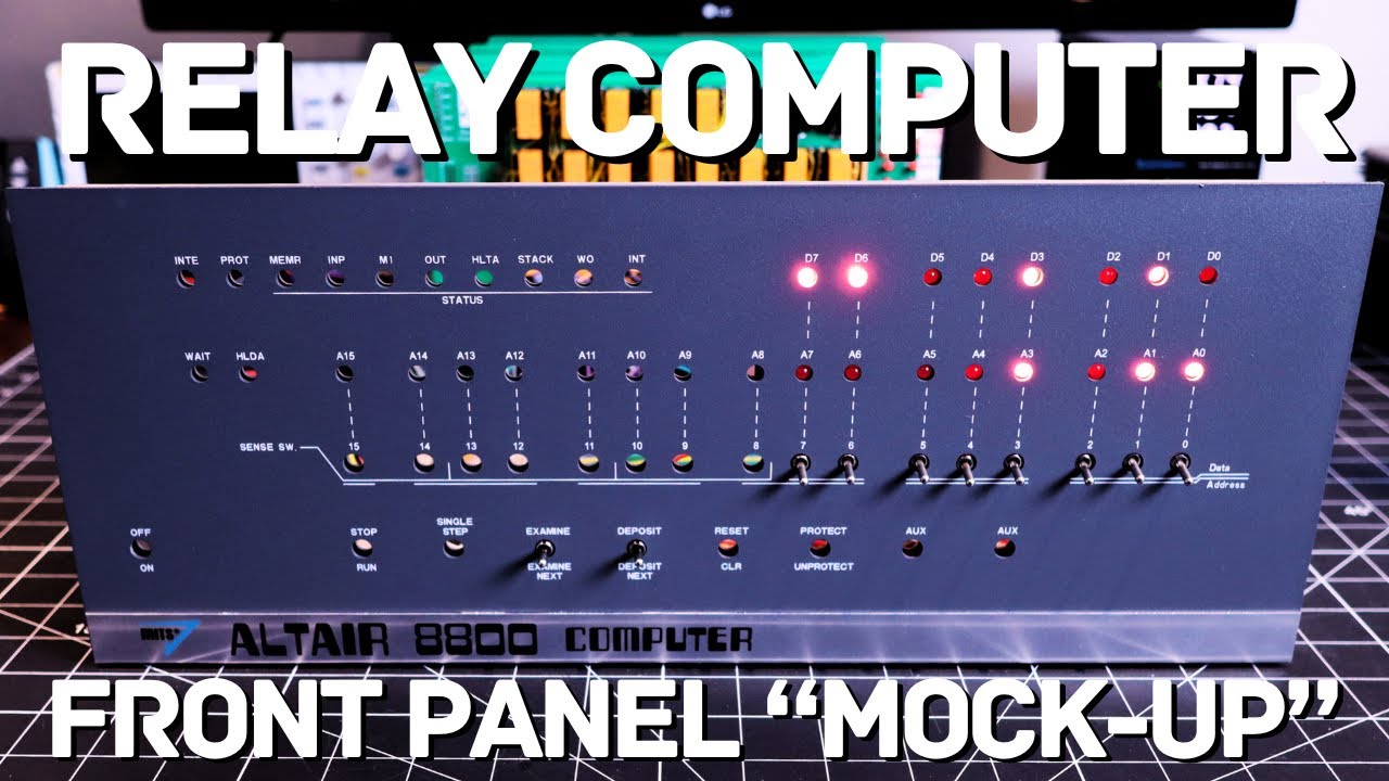 Front Panel Online! First Program Entered on the Relay Computer