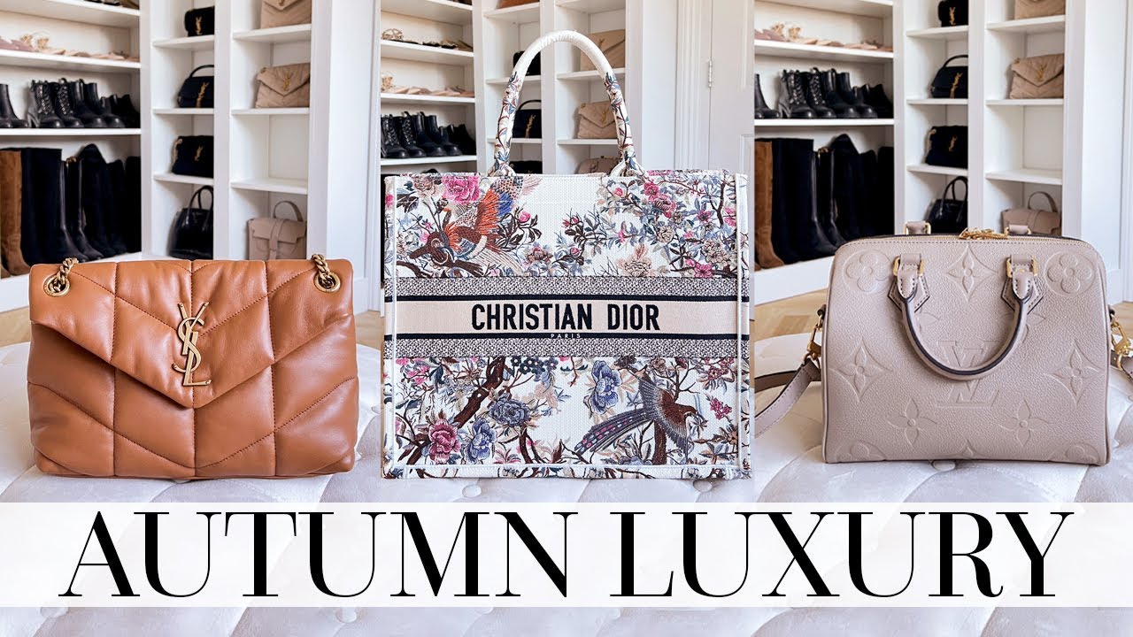 LUXURY BAG LINE-UP! Dior Book Tote, Saint Laurent Loulou Puffer, Marc Jacobs Teddy & LV Speedy