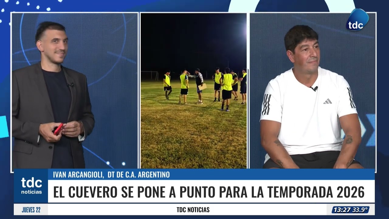 IVAN ARCANGIOLI,  DT DE C.A. ARGENTINO | EL CUEVERO SE PONE A PUNTO PARA LA TEMPORADA 2026