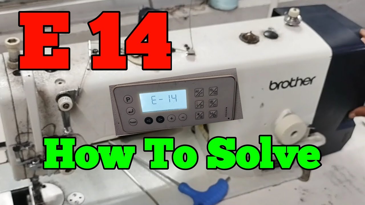 Brother S-6280A Sewing Machine 🪡 E14 Running Solve