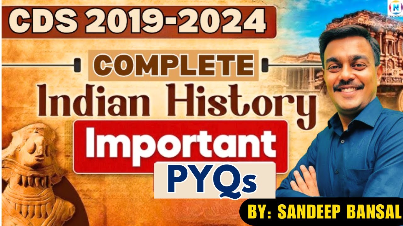 CDS Previous Year Questions : History| 2019-2024 | Complete PYQ | Detailed Explanations | #cds