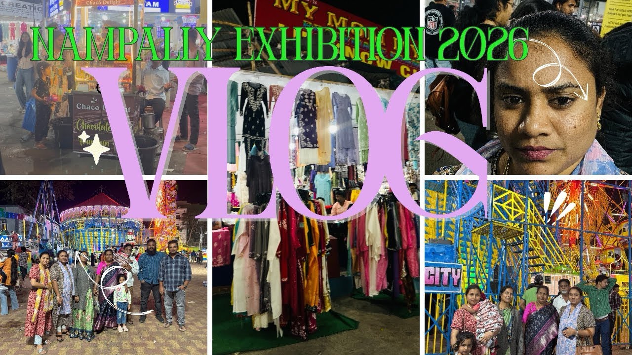 Nampally Exhibition 2026 #full fun and exciting games and little bit shopping 