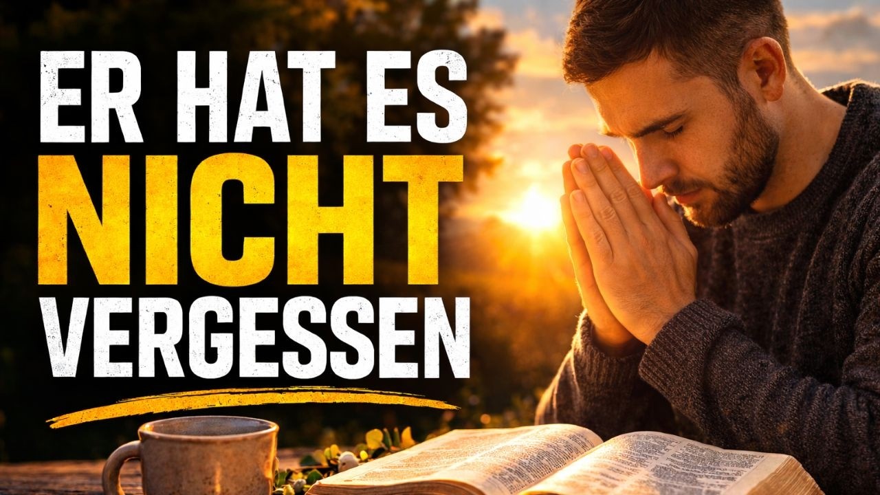 Bleib fest im Glauben: Gottes Verheißungen stehen noch immer | Morgengebet