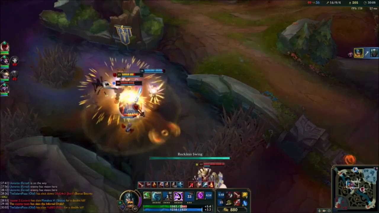 Olaf Jungle - Olaf Montage - League of Legends