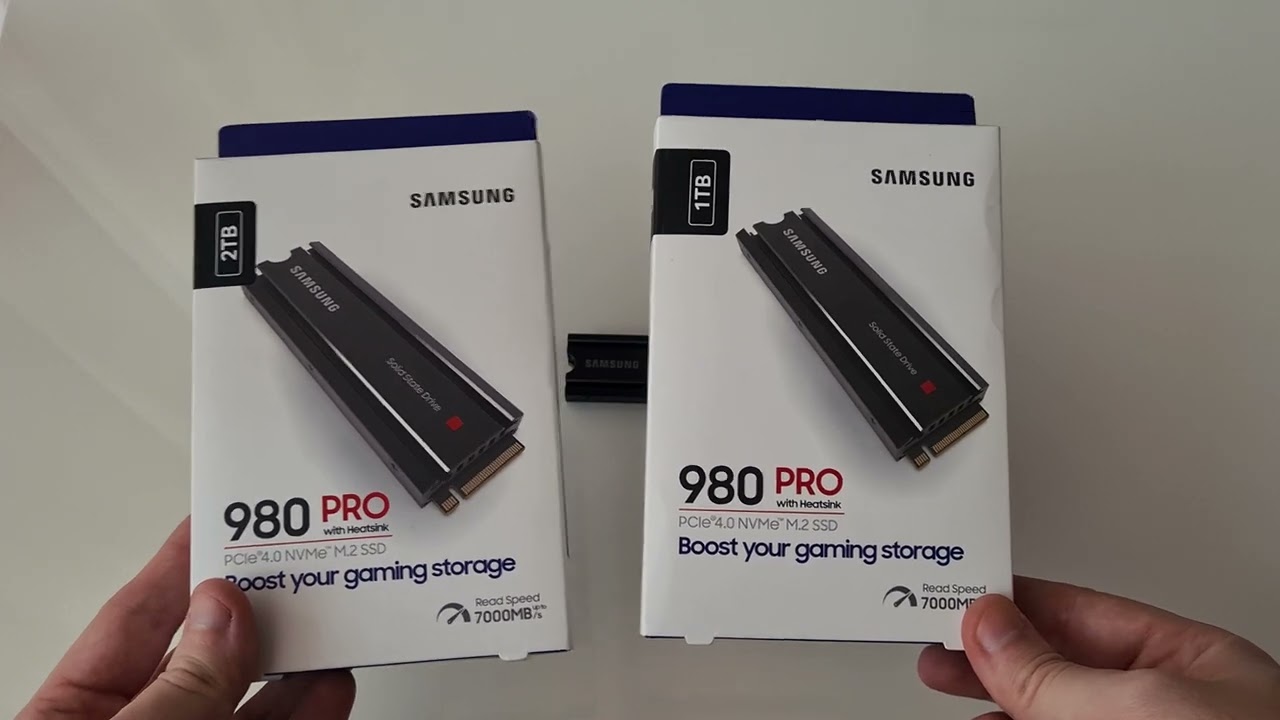 Samsung 980 PRO with Heatsink 2TB Unboxing