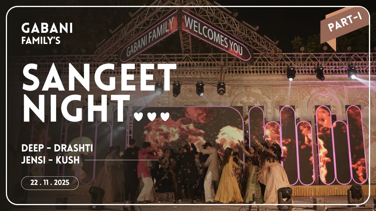 Sangeet Night | Part 1 | Highlight | Deep-Drashti | Jensi-Kush