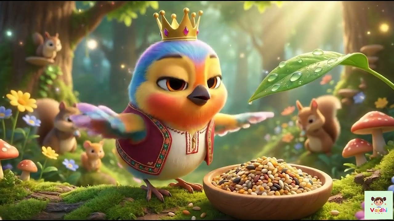 Chidiya Rani, चिड़िया रानी, Hindi Rhyme for Kids #kidspoemhindi #hindinurseryrhymes ##KidsAnimationD