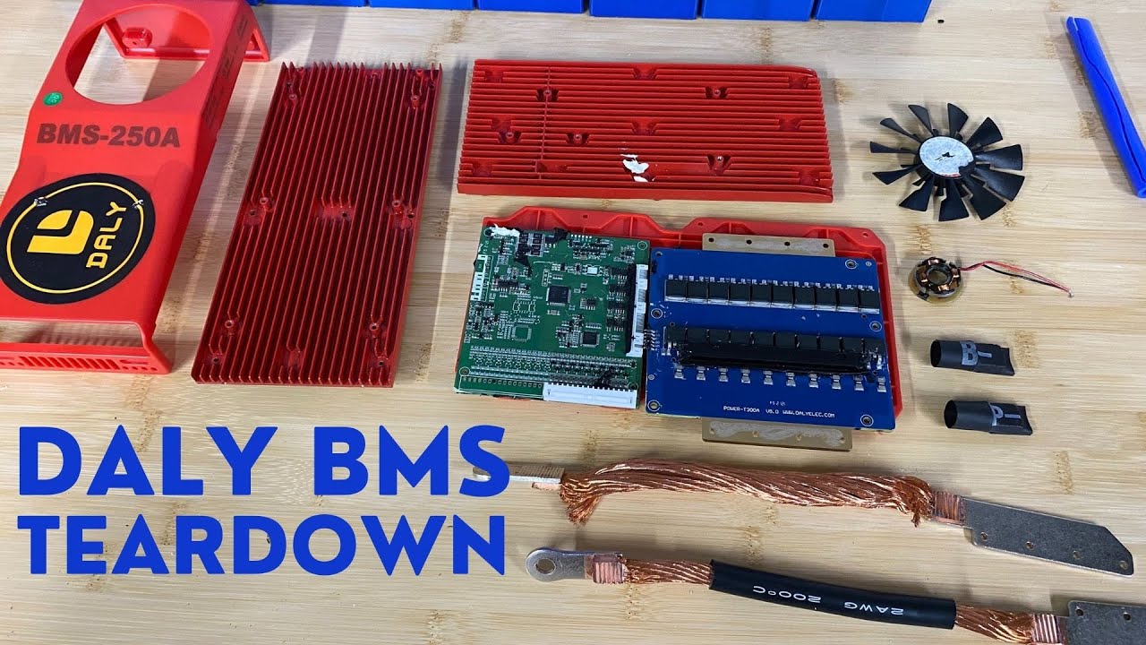 Teardown of Daly BMS 16S 250A.