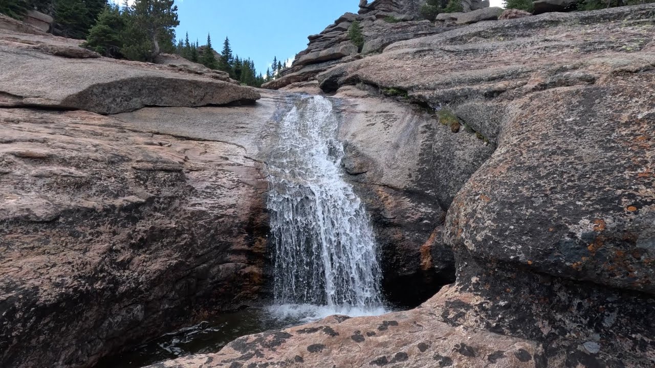 Paradise Falls in BigHorn Mountains 