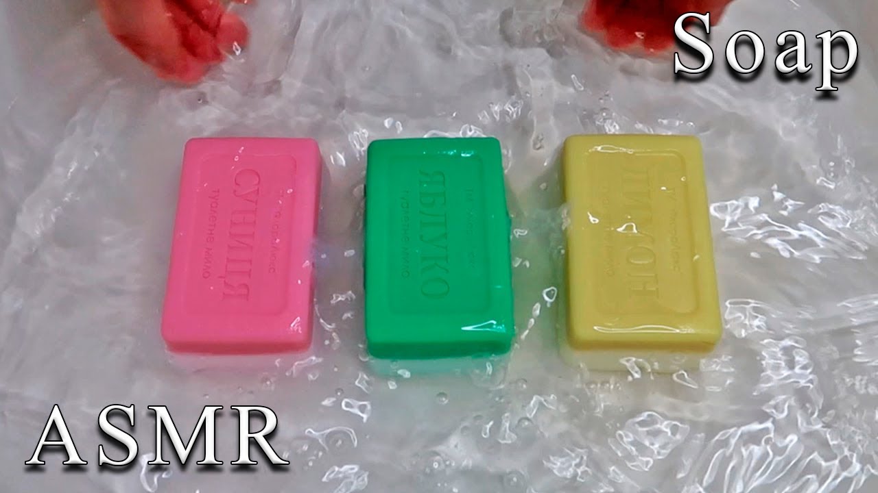 ASMR Soap Lathering ✨ Soapy Sponge Squeezing