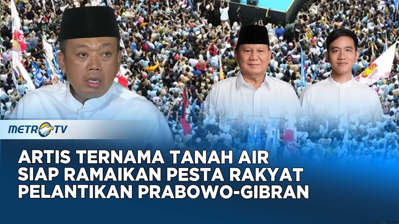 [FULL] KONPERS PESTA RAKYAT DI PELANTIKAN PRABOWO-GIBRAN