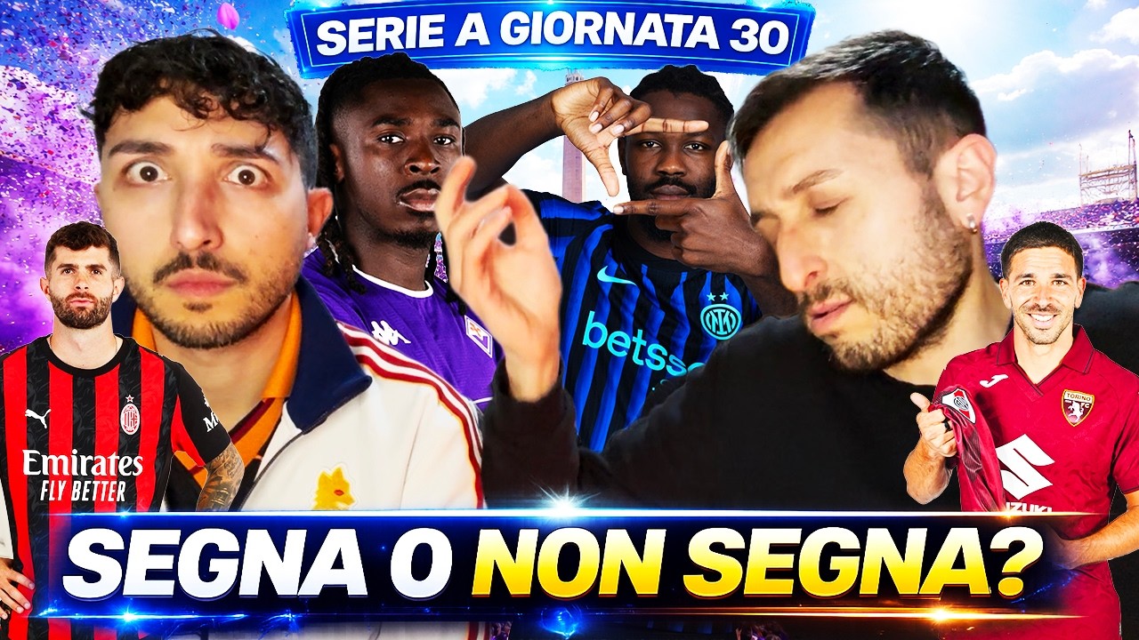 🤯 KEAN VS THURAM! PULISIC VS SIMEONE! FIORENTINA-INTER | MILAN-TORINO: SEGNA O NON SEGNA? Serie A 30