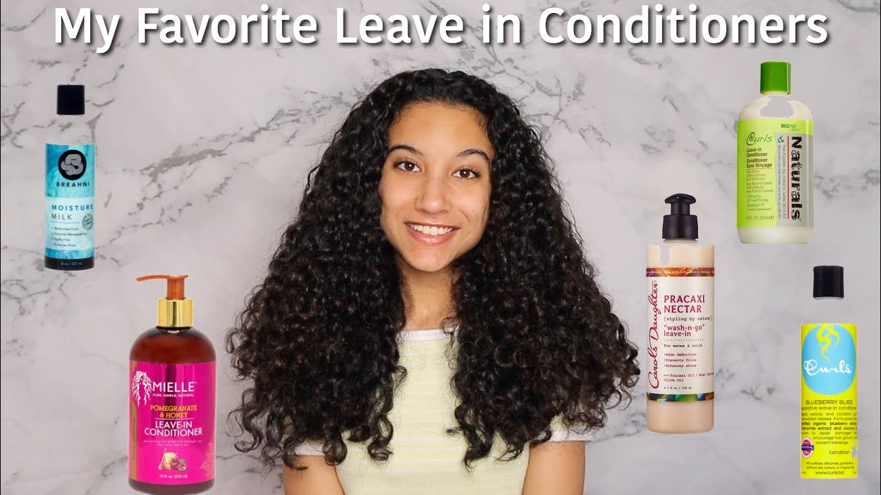 My Favorite Leave in Conditioners for Curly Hair