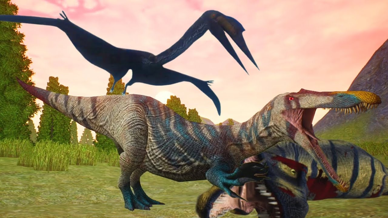 Ele tentou roubar minha carcaça! Vida de suchomimus | The cursed isle (#104) (PT-BR)