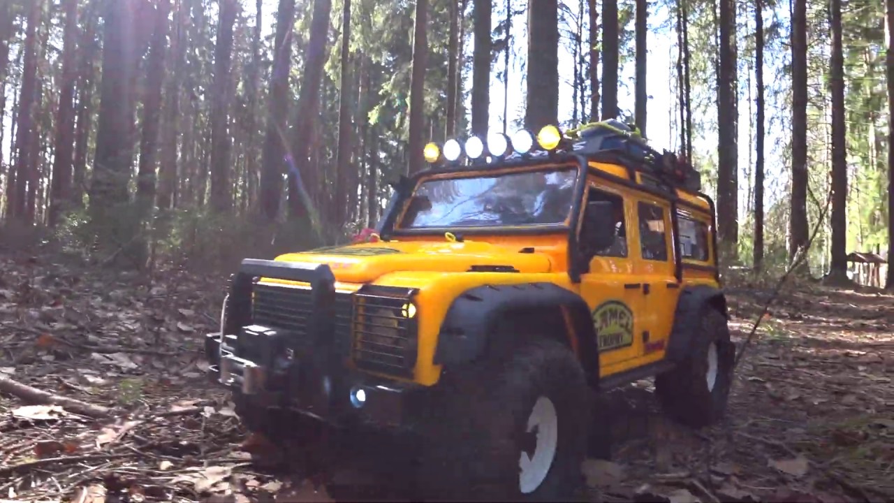 Traxxas trx4 Defender. Лексан может быть красивым?