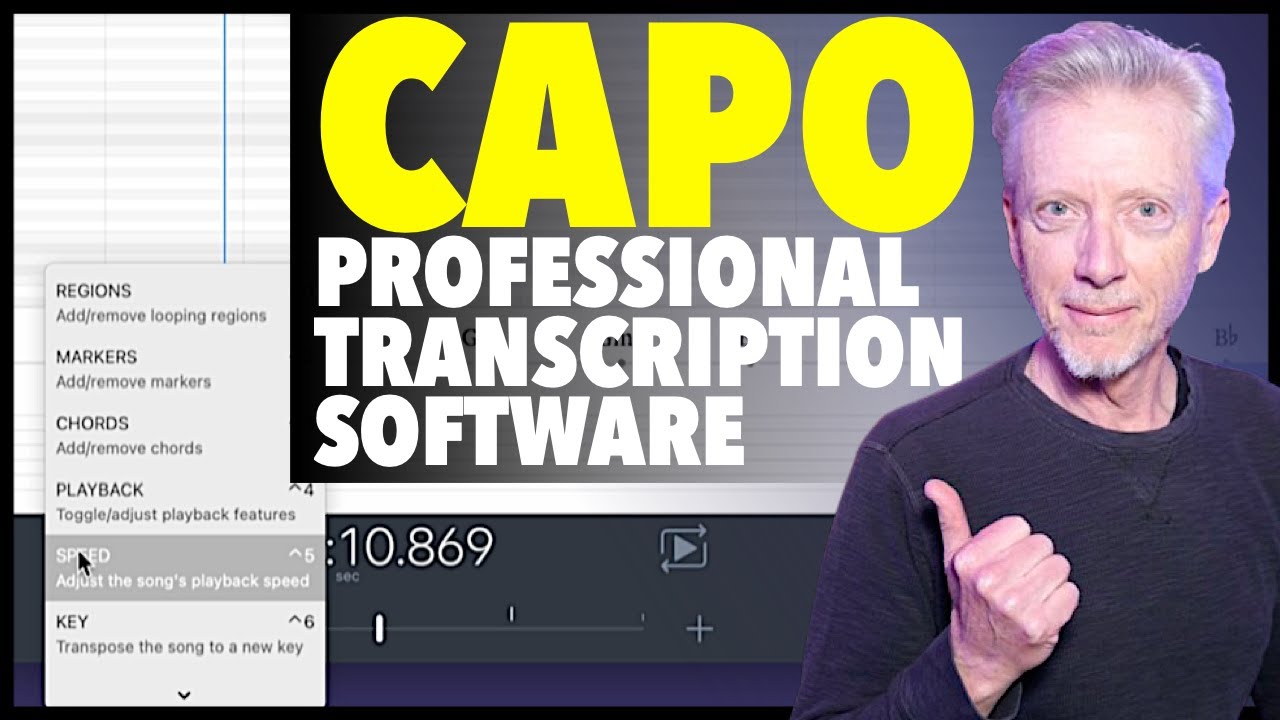 Capo - обзор программного обеспечения для транскрипции и практики - President Sang Amazing Grace
